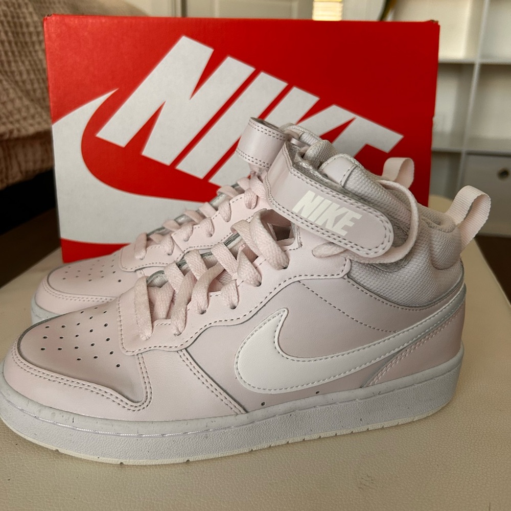 Nike Kid’s Light Pink High-Top Sneakers